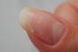 Nail repair under gel polish with silk or tea bag