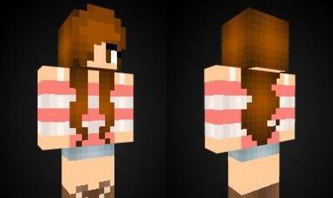 Mga skin ng Minecraft girls para sa 1
