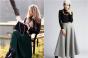 Warm up for the winter: fashionable skirts made of drape and wool